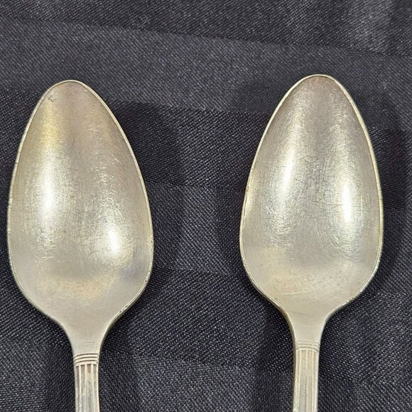 Vintage Oneida Community Plate Silverplate 4 Teaspoons Coronation Pattern - Picture 5 of 10